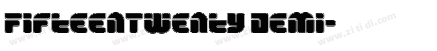 FifteenTwenty Demi字体转换